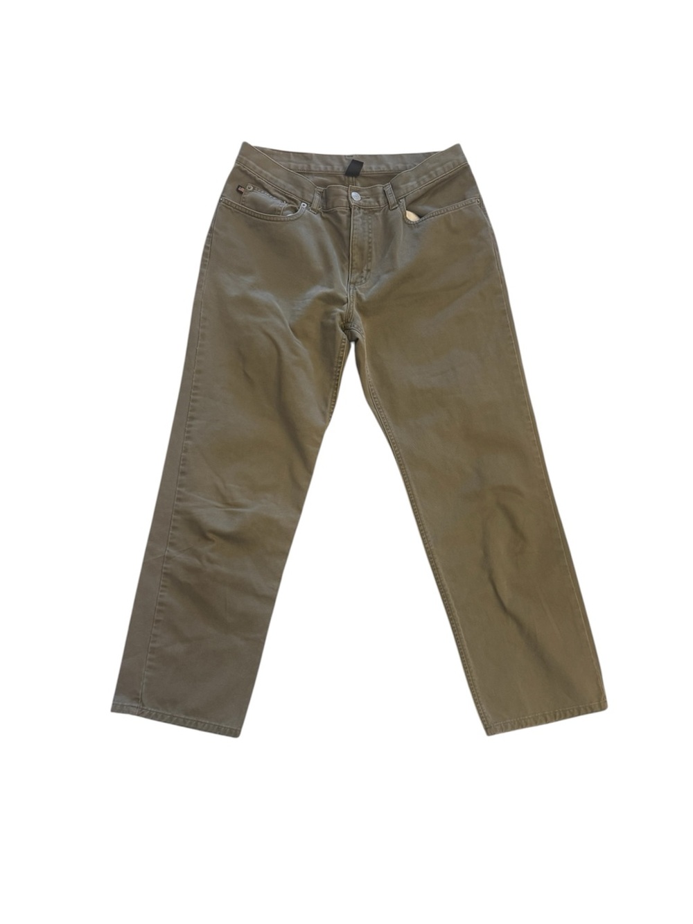 Vintage Polo Jeans Co Ralph Lauren Olive Green Straight Leg Pants Size 6 Y2K